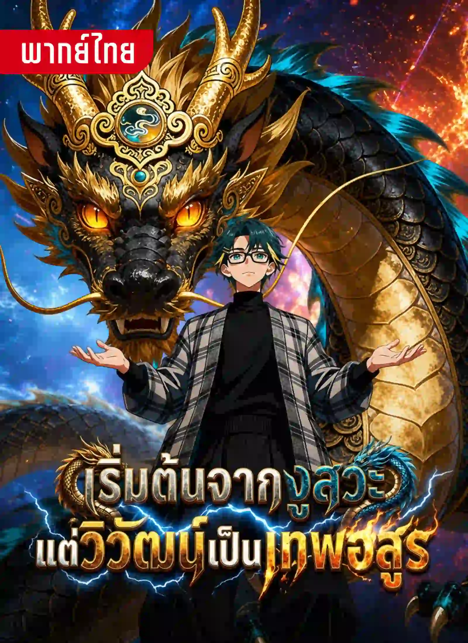 เริ่มต้นจากงูสวะแต่วิวัฒน์เป็นเทพอสูร